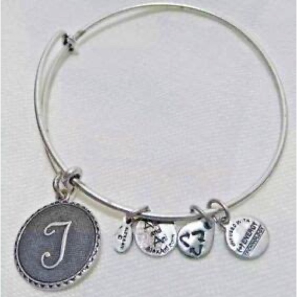 Alex and Ani “T” initial bracelet